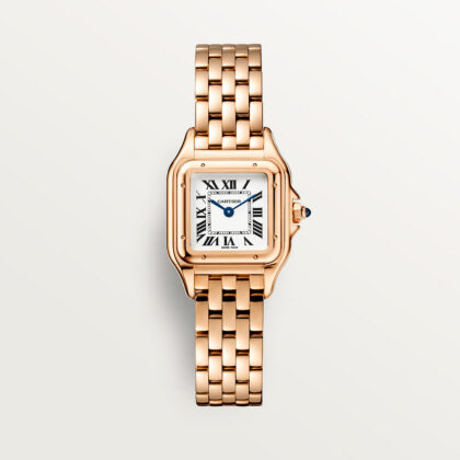 PANTHERE DE CARTIER WATCH SMALL MODEL QUARTZ MOVEMENT ROSE GOLD CRWGPN0040