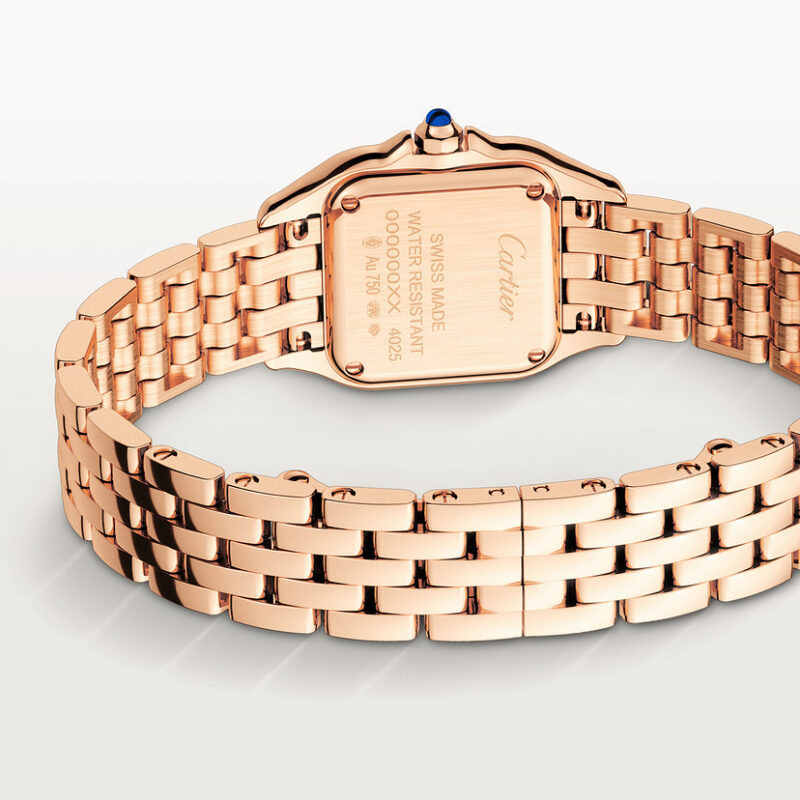 PANTHERE DE CARTIER WATCH SMALL MODEL QUARTZ MOVEMENT ROSE GOLD CRWGPN0040 - Image 2