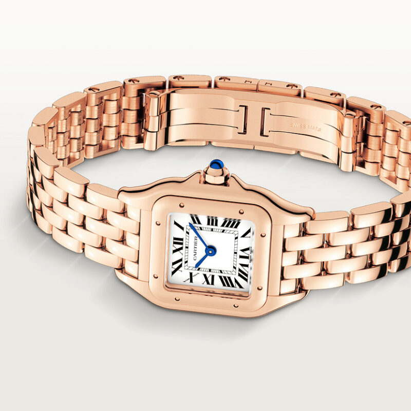 PANTHERE DE CARTIER WATCH SMALL MODEL QUARTZ MOVEMENT ROSE GOLD CRWGPN0040 - Image 4