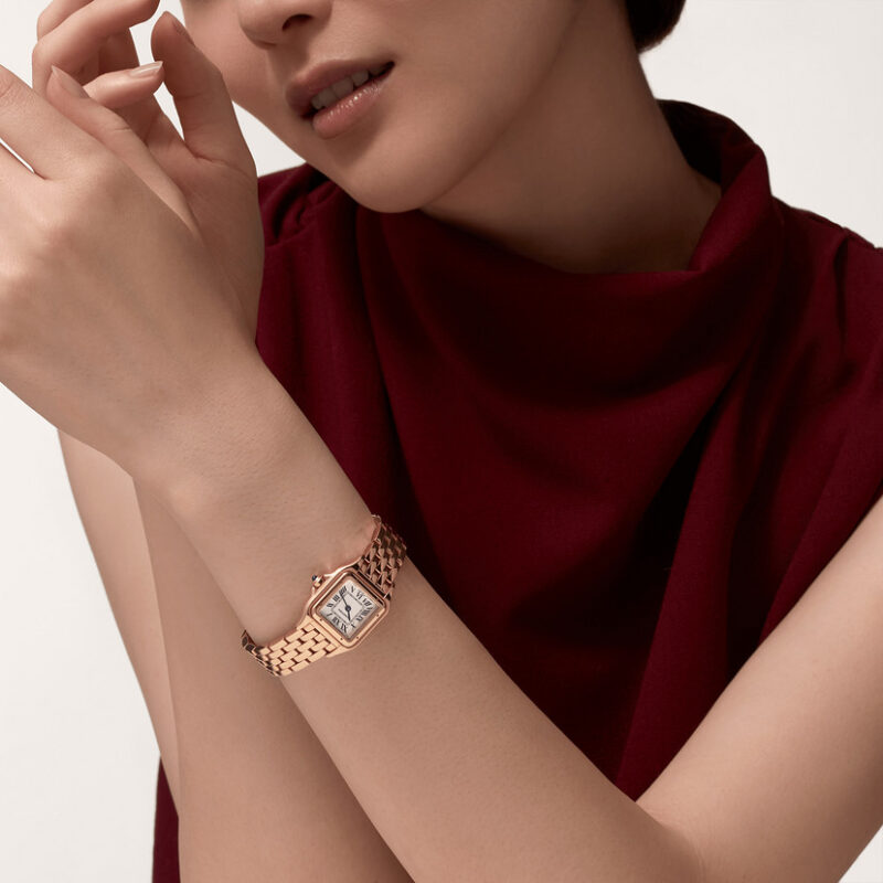 PANTHERE DE CARTIER WATCH SMALL MODEL QUARTZ MOVEMENT ROSE GOLD CRWGPN0040 - Image 6