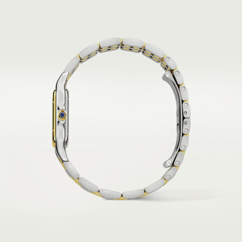 PANTHERE DE CARTIER WATCH MEDIUM MODEL QUARTZ MOVEMENT YELLOW GOLD STEEL CRW2PN0007 - Image 6