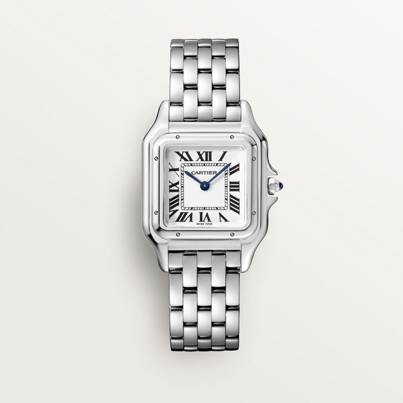 PANTHERE DE CARTIER WATCH MEDIUM MODEL QUARTZ MOVEMENT STEEL CRWSPN0007 - Image 2