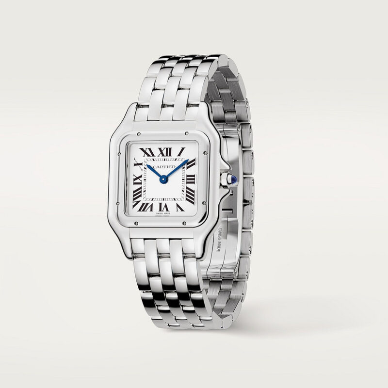 PANTHERE DE CARTIER WATCH MEDIUM MODEL QUARTZ MOVEMENT STEEL CRWSPN0007 - Image 3