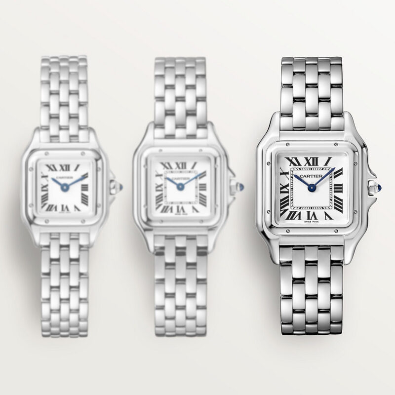 PANTHERE DE CARTIER WATCH MEDIUM MODEL QUARTZ MOVEMENT STEEL CRWSPN0007 - Image 8