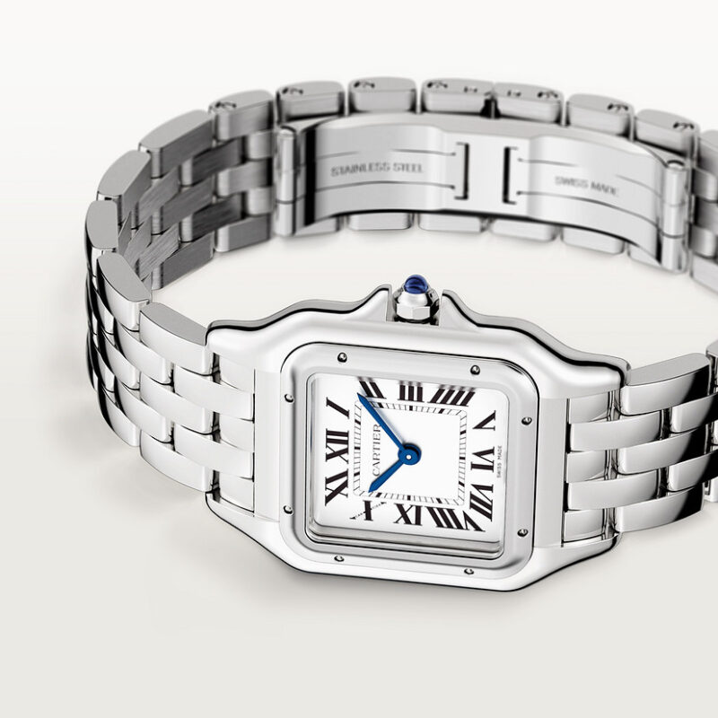 PANTHERE DE CARTIER WATCH MEDIUM MODEL QUARTZ MOVEMENT STEEL CRWSPN0007 - Image 10