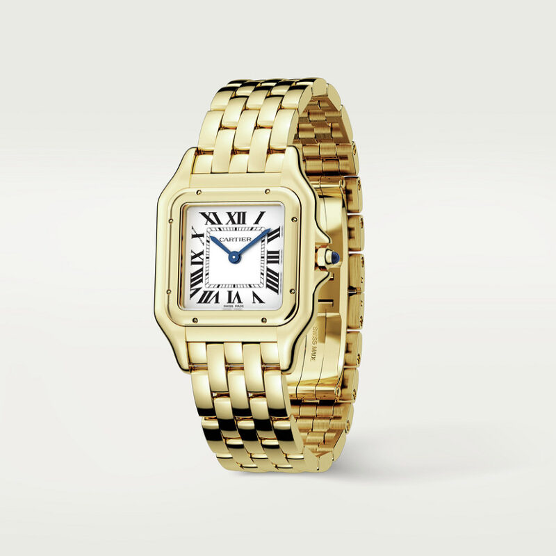 PANTHERE DE CARTIER WATCH MEDIUM MODEL QUARTZ MOVEMENT YELLOW GOLD CRWGPN0009 - Image 3