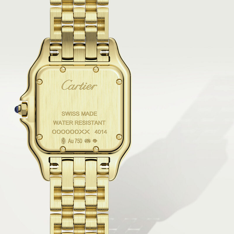 PANTHERE DE CARTIER WATCH MEDIUM MODEL QUARTZ MOVEMENT YELLOW GOLD CRWGPN0009 - Image 5