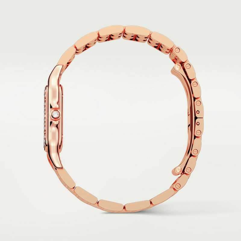 PANTHERE DE CARTIER WATCH MEDIUM MODEL QUARTZ MOVEMENT ROSE GOLD DIAMONDS CRWJPN0009 - Image 3