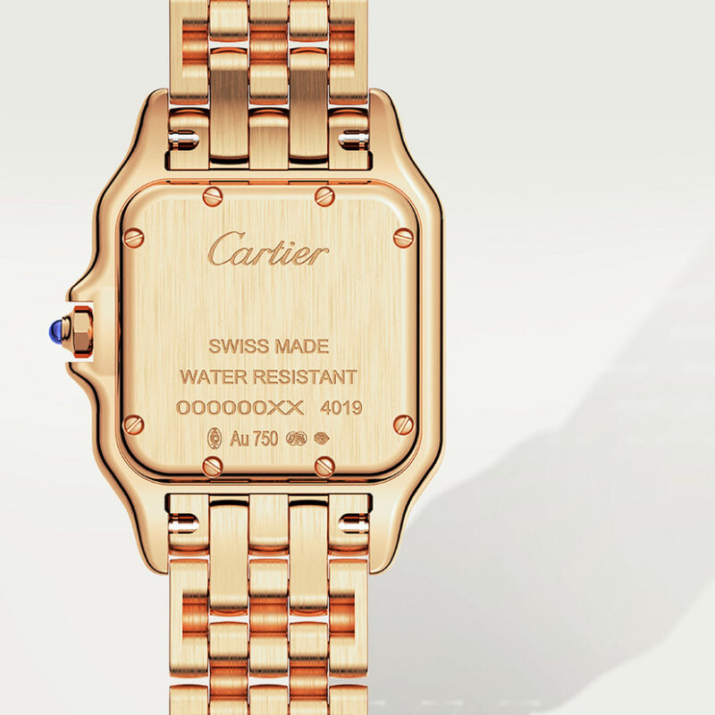 PANTHERE DE CARTIER WATCH MEDIUM MODEL QUARTZ MOVEMENT ROSE GOLD CRWGPN0007 - Image 3