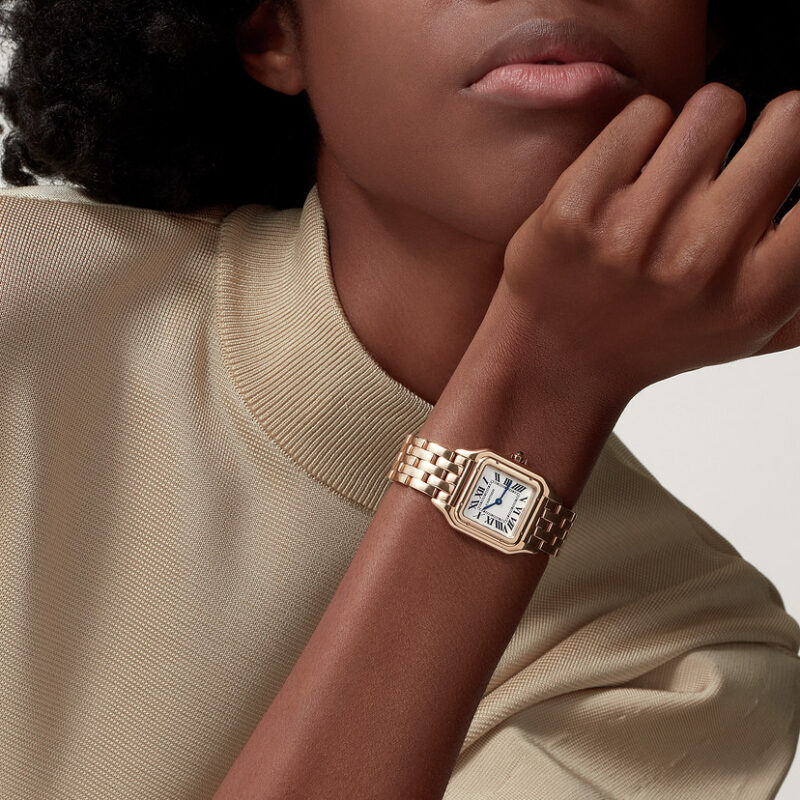 PANTHERE DE CARTIER WATCH MEDIUM MODEL QUARTZ MOVEMENT ROSE GOLD CRWGPN0007 - Image 6