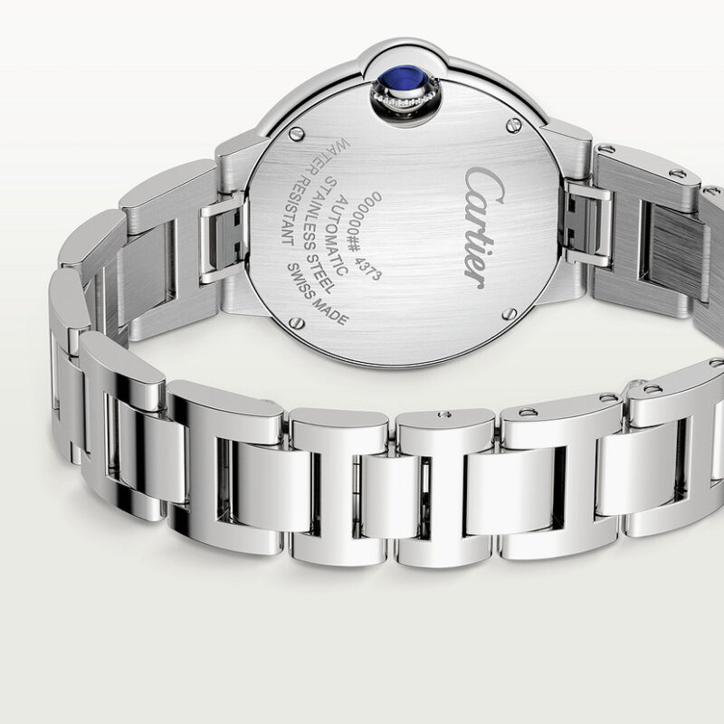 BALLON BLEU DE CARTIER WATCH 33 MM STEEL DIAMONDS CRW4BB0035 - Image 2