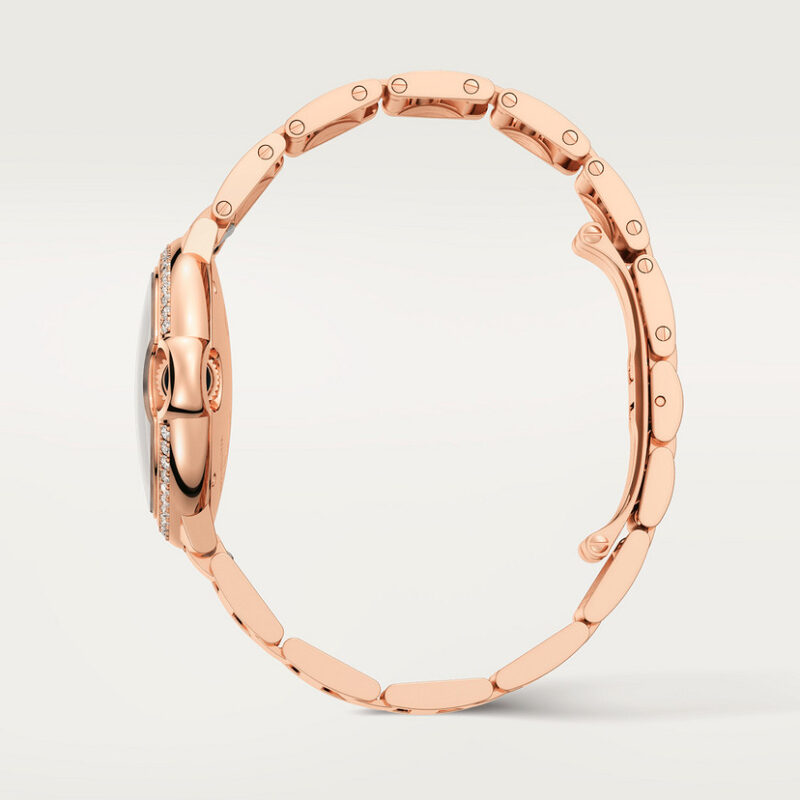BALLON BLEU DE CARTIER WATCH 33 MM ROSE GOLD DIAMONDS CRWJBB0082 - Image 4