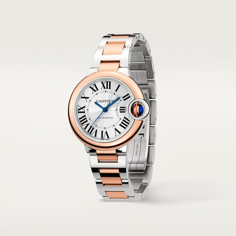 BALLON BLEU DE CARTIER WATCH 33 MM ROSE GOLD STEEL CRW2BB0032 - Image 2