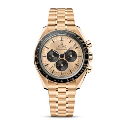 OMEGA SPEEDMASTER MOONWATCH PROFESSIONAL CO AXIAL MASTER CHRONOMETER CHRONOGRAPH 42MM MENS WATCH GOLD O31060425099002