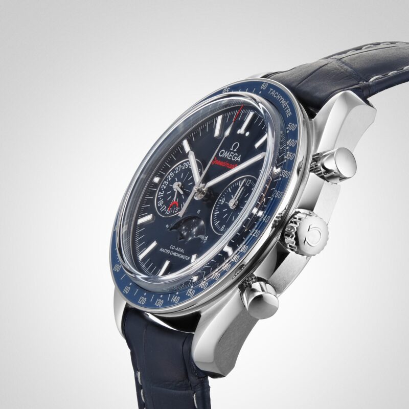OMEGA SPEEDMASTER MOONPHASE CO AXIAL MASTER CHRONOMETER CHRONOGRAPH MENS WATCH O30433445203001 - Image 6