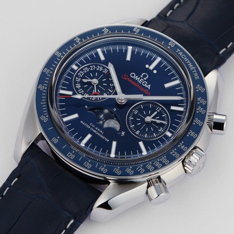 OMEGA SPEEDMASTER MOONPHASE CO AXIAL MASTER CHRONOMETER CHRONOGRAPH MENS WATCH O30433445203001 - Image 7