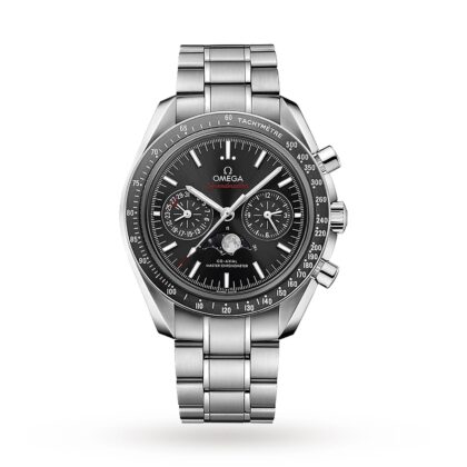OMEGA SPEEDMASTER MENS 44.25MM CO AXIAL AUTOMATIC MOONPHASE WATCH O30430445201001