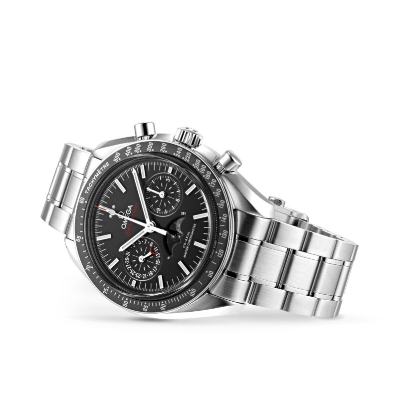 OMEGA SPEEDMASTER MENS 44.25MM CO AXIAL AUTOMATIC MOONPHASE WATCH O30430445201001 - Image 2