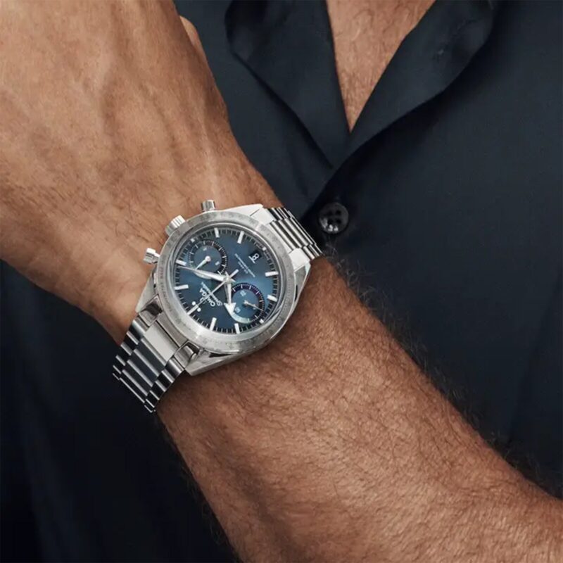 OMEGA SPEEDMASTER 57 CO AXIAL MASTER CHRONOMETER CHRONOGRAPH 40.5MM MENS WATCH BLUE O33210415103001 - Image 5