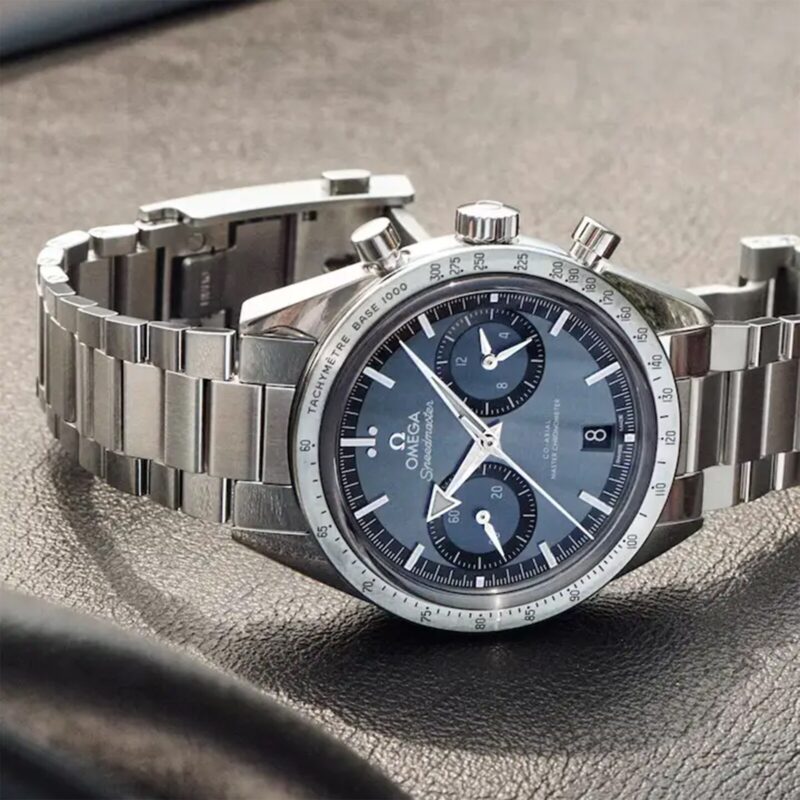 OMEGA SPEEDMASTER 57 CO AXIAL MASTER CHRONOMETER CHRONOGRAPH 40.5MM MENS WATCH BLUE O33210415103001 - Image 6