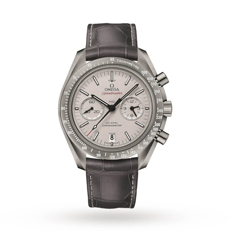 OMEGA SPEEDMASTER DBLQUOTE.GREY SIDE OF THE MOON DBLQUOTE. MENS 45MM CERAMIC CO AXIAL AUTOMATIC MENS WATCH O31193445199002