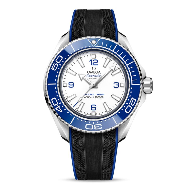 OMEGA SEAMASTER PLANET OCEAN ULTRA DEEP 6000M CO AXIAL MASTER CHRONOMETER 45.5MM MENS WATCH WHITE O21532462104001