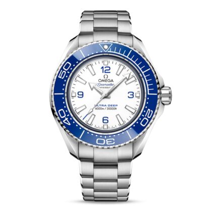 OMEGA SEAMASTER PLANET OCEAN ULTRA DEEP 6000M CO AXIAL MASTER CHRONOMETER 45.5MM MENS WATCH WHITE O21530462104001