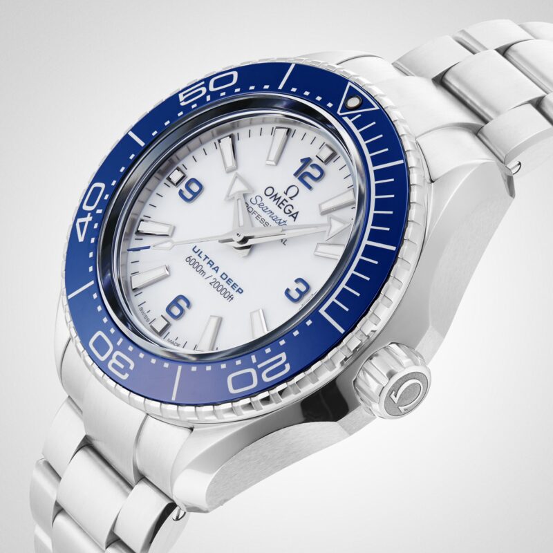 OMEGA SEAMASTER PLANET OCEAN ULTRA DEEP 6000M CO AXIAL MASTER CHRONOMETER 45.5MM MENS WATCH WHITE O21530462104001 - Image 6