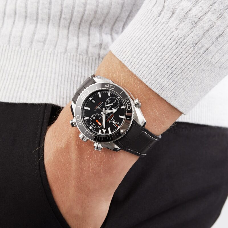 OMEGA SEAMASTER PLANET OCEAN CHRONOGRAPH 45.5MM MENS WATCH O21533465101001 - Image 8