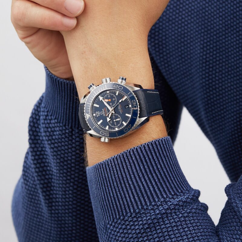 OMEGA SEAMASTER PLANET OCEAN CHRONOGRAPH 45.5MM MENS WATCH O21533465103001 - Image 8