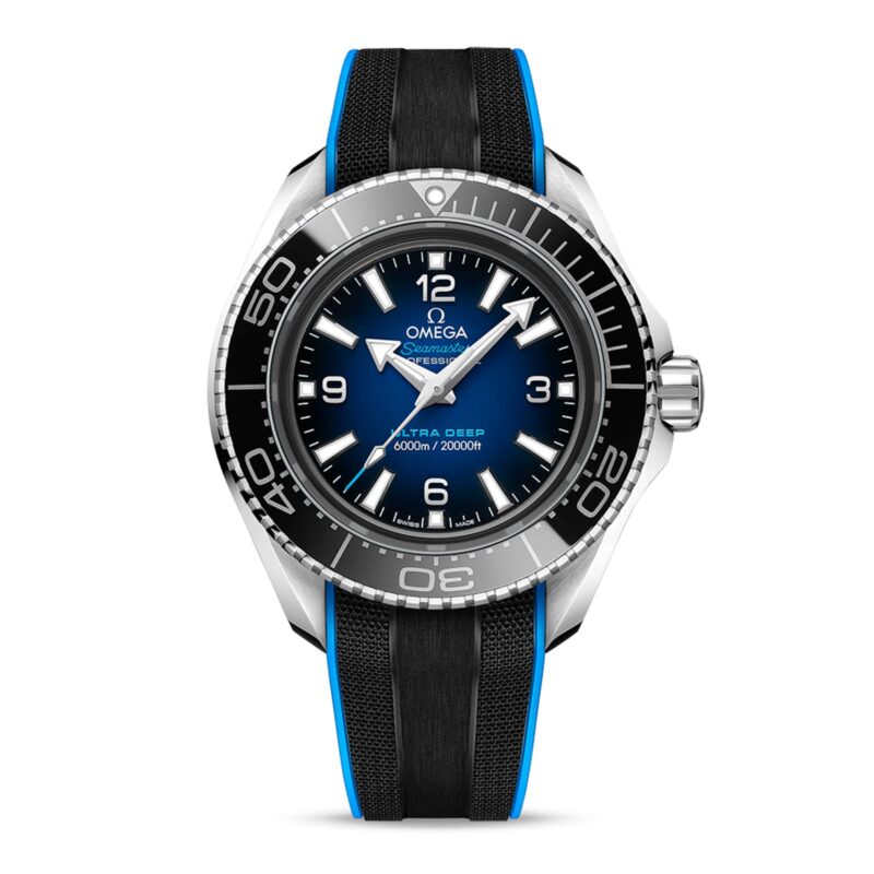 OMEGA SEAMASTER PLANET OCEAN 6000M CO AXIAL MASTER CHRONOMETER 45.5MM MENS WATCH BLACK O21532462103001