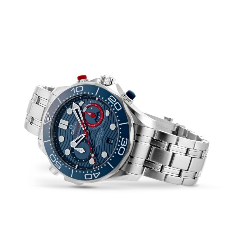 OMEGA SEAMASTER DIVER CO AXIAL MASTER CHRONOMETER CHRONOGRAPH 44MM MENS WATCH O21030445103002 - Image 3