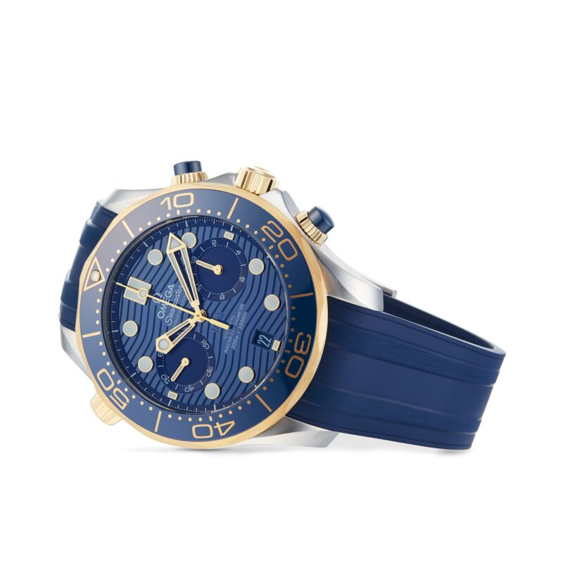 OMEGA SEAMASTER DIVER CO AXIAL CHRONOGRAPH 44MM MENS WATCH O21022445103001 - Image 4