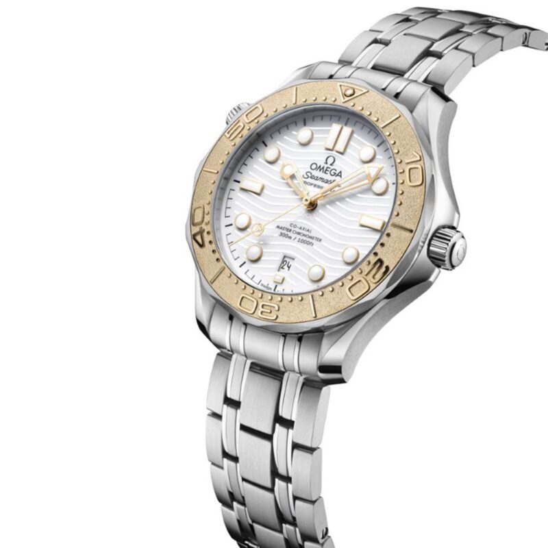 OMEGA SEAMASTER DIVER 300M CO AXIAL MASTER CHRONOMETER PARIS 2024 42MM MENS WATCH WHITE O52221422004001 - Image 2