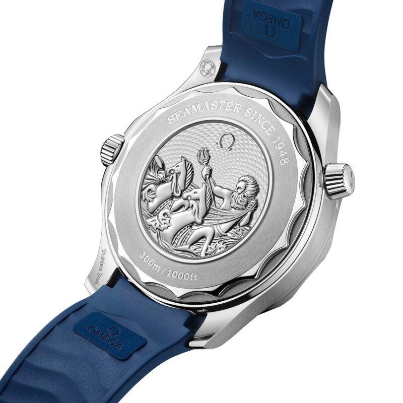 OMEGA SEAMASTER DIVER 300M CO AXIAL MASTER CHRONOMETER 42MM SUMMER BLUE O21032422003002 - Image 4