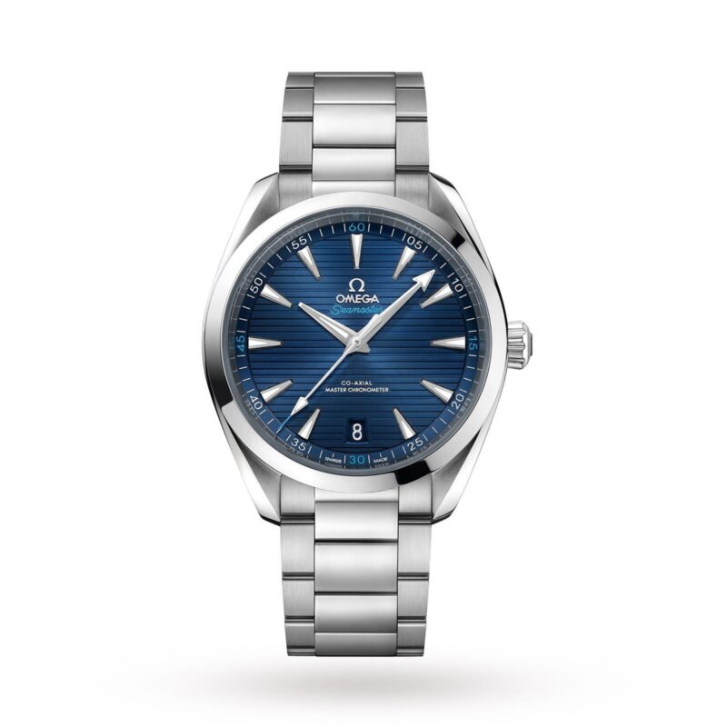 OMEGA SEAMASTER AQUA TERRA 150M MENS BLUE DIAL 41MM AUTOMATIC CO AXIAL WATCH O22010412103001