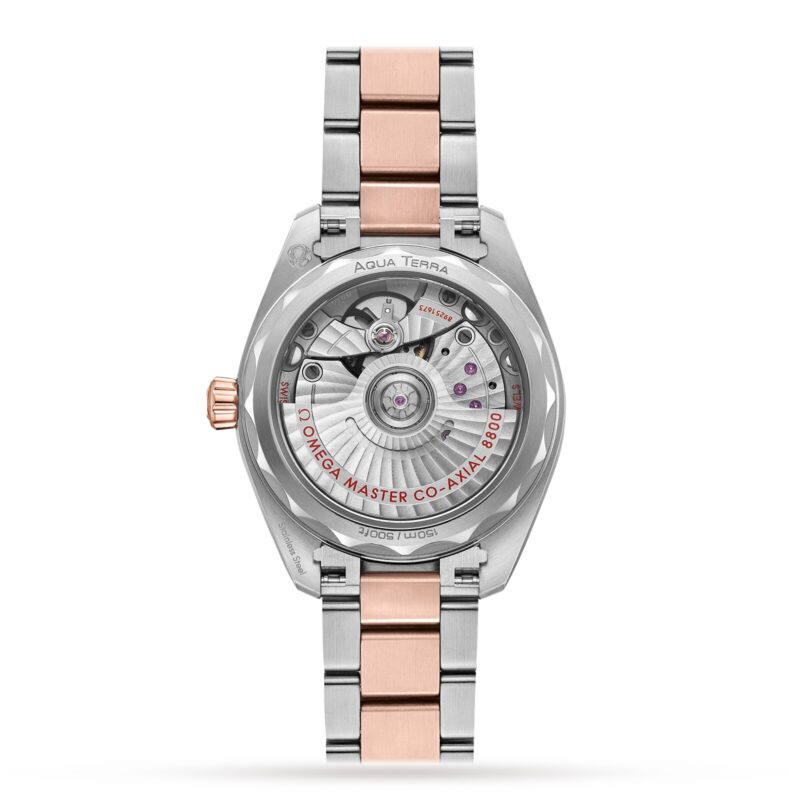 OMEGA SEAMASTER AQUA TERRA 150M CO AXIAL MASTER CHRONOMETER 34MM LADIES WATCH O22025342060001 - Image 2