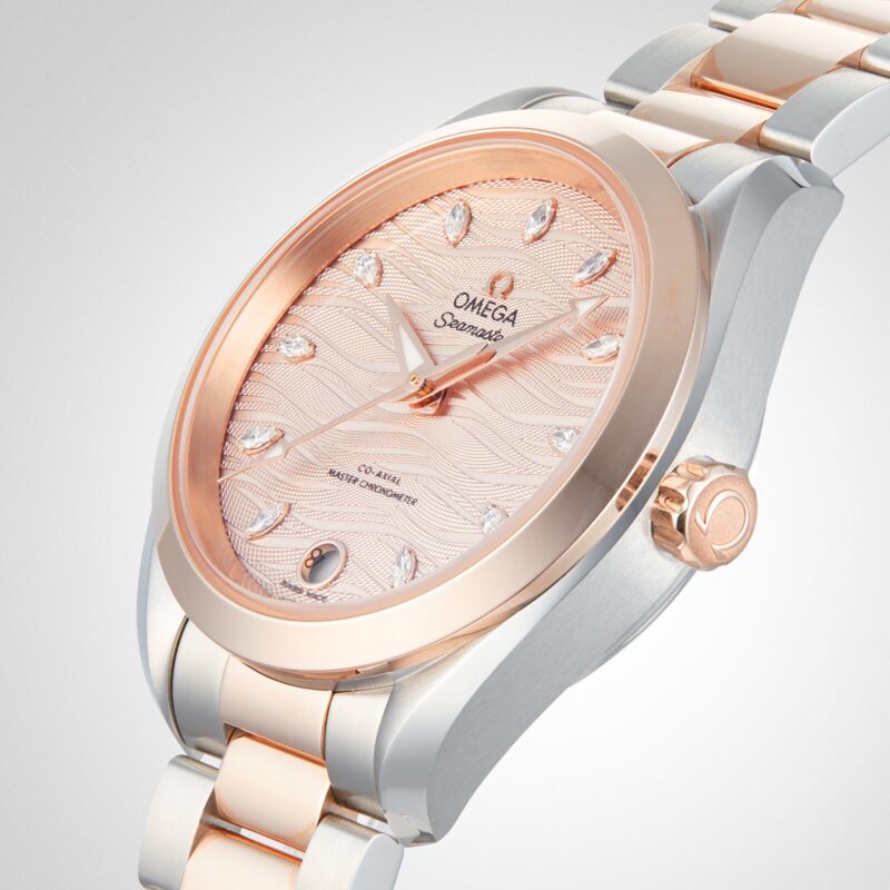 OMEGA SEAMASTER AQUA TERRA 150M CO AXIAL MASTER CHRONOMETER 34MM LADIES WATCH O22020342059001 - Image 7