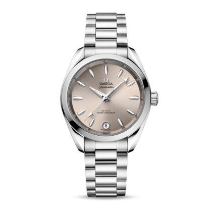 OMEGA SEAMASTER AQUA TERRA 150M CO AXIAL MASTER CHRONOMETER 34MM LADIES WATCH IVORY O22010342009001