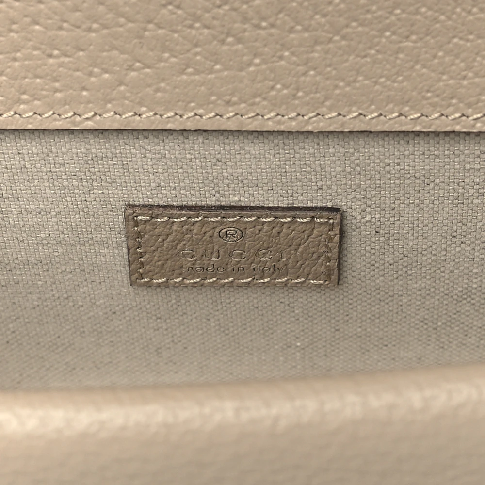 GUCCI SMALL RECTANGULAR DIONYSUS SHOULDER BAG BEIGE / MYSTIC WHITE / OATMEAL GG SUPREME MONOGRAM CANVAS & TEXTURED DOLLAR CALFSKIN LEATHER AGED SILVER HARDWARE - Image 2