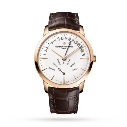 VACHERON CONSTANTIN PATRIMONY RETROGRADE DAY DATE 42.5MM PINK GOLD 4000U/000R B110