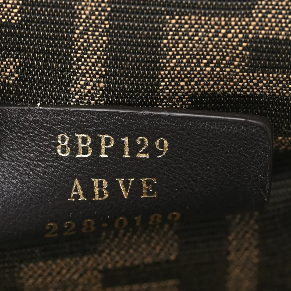 FENDI SMALL FENDI FIRST AZZURRO BABY SHINY NAPPA LEATHER GOLD HARDWARE - Image 8