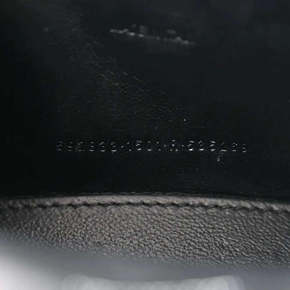 BALENCIAGA XS HOURGLASS TOP HANDLE BAG SILVER SPARKLING FABRIC SILVER HARDWARE - Image 8