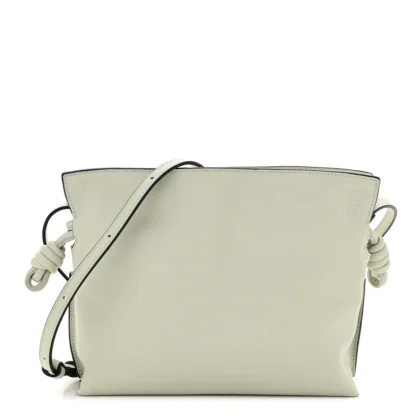 LOEWE FLAMENCO KNOT BAG MINI LIGHT CELADON CALFSKIN LEATHER