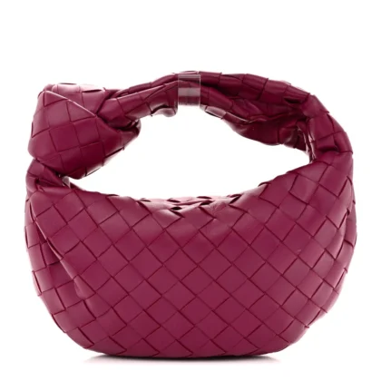 BOTTEGA VENETA MINI INTRECCIATO JODIE CINNABAR NAPPA LEATHER