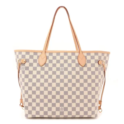LOUIS VUITTON NEO NEVERFULL MM DAMIER AZUR CANVAS BEIGE INTERIOR