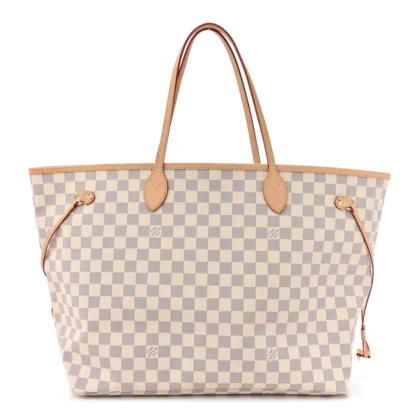 LOUIS VUITTON NEO NEVERFULL GM DAMIER AZUR CANVAS BEIGE INTERIOR