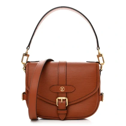 LOUIS VUITTON SAUMUR BB COGNAC EPI LEATHER BRASS HARDWARE