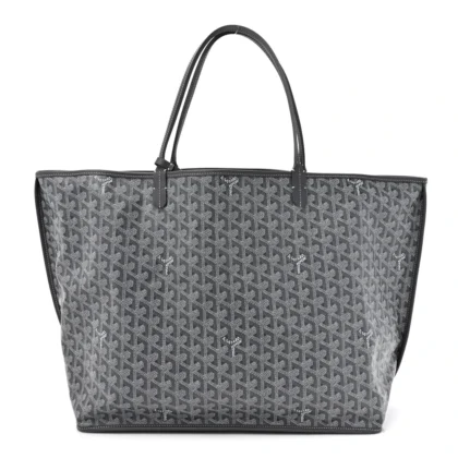GOYARD REVERSIBLE ANJOU TOTE GM GREY GOYARDINE CANVAS