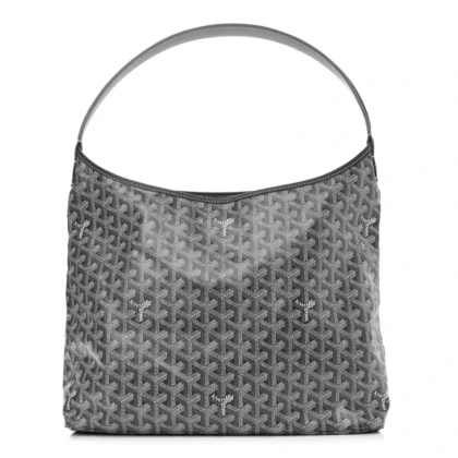 GOYARD BOHEME HOBO PM GREY GOYARDINE CANVAS